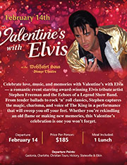 Wohlfahrt Haus Dinner Theatre 'Valentine’s with Elvis'