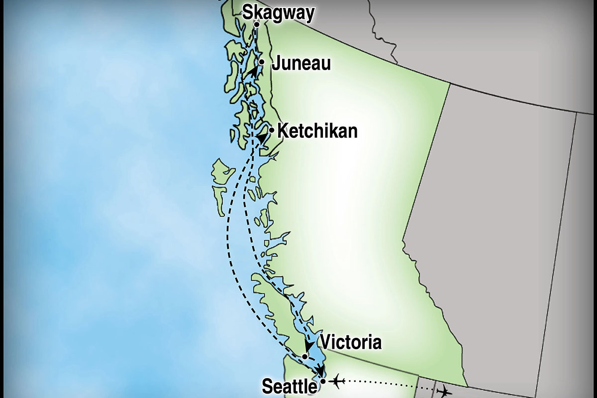 Our Destinations Map