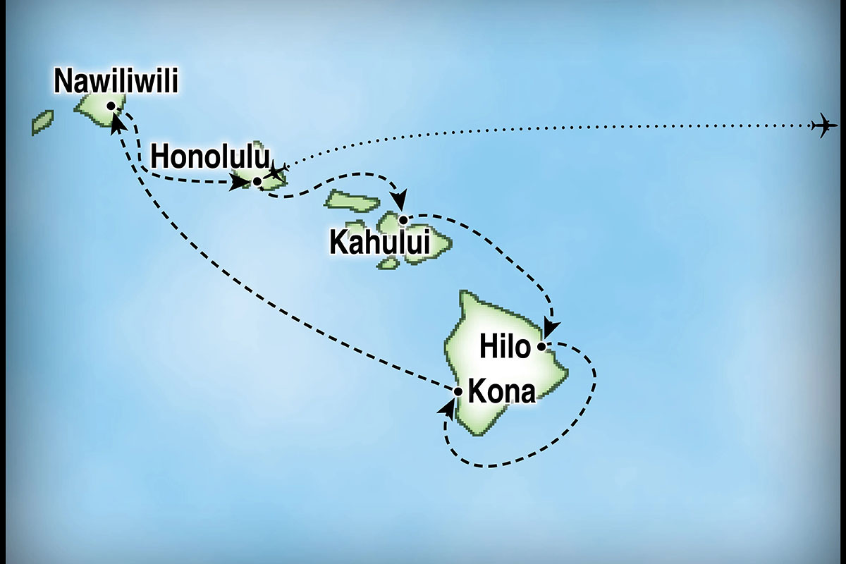 Our Destinations Map