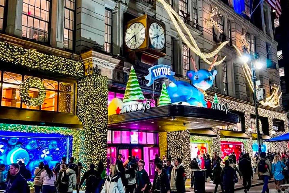 Macy’s at Christmas